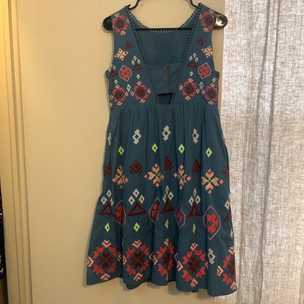 Anthropologie Euc Gorgeous Patterned Embroidered … - image 8
